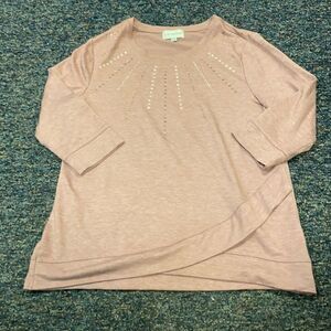 C.D Petites Bedazzled Top sz. S petite